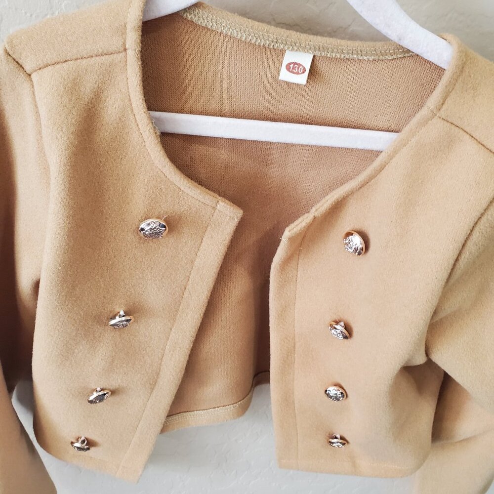 Bundle Girls Dress Coat/Camisole Size 6/6X /130cm - Picture 5 of 11